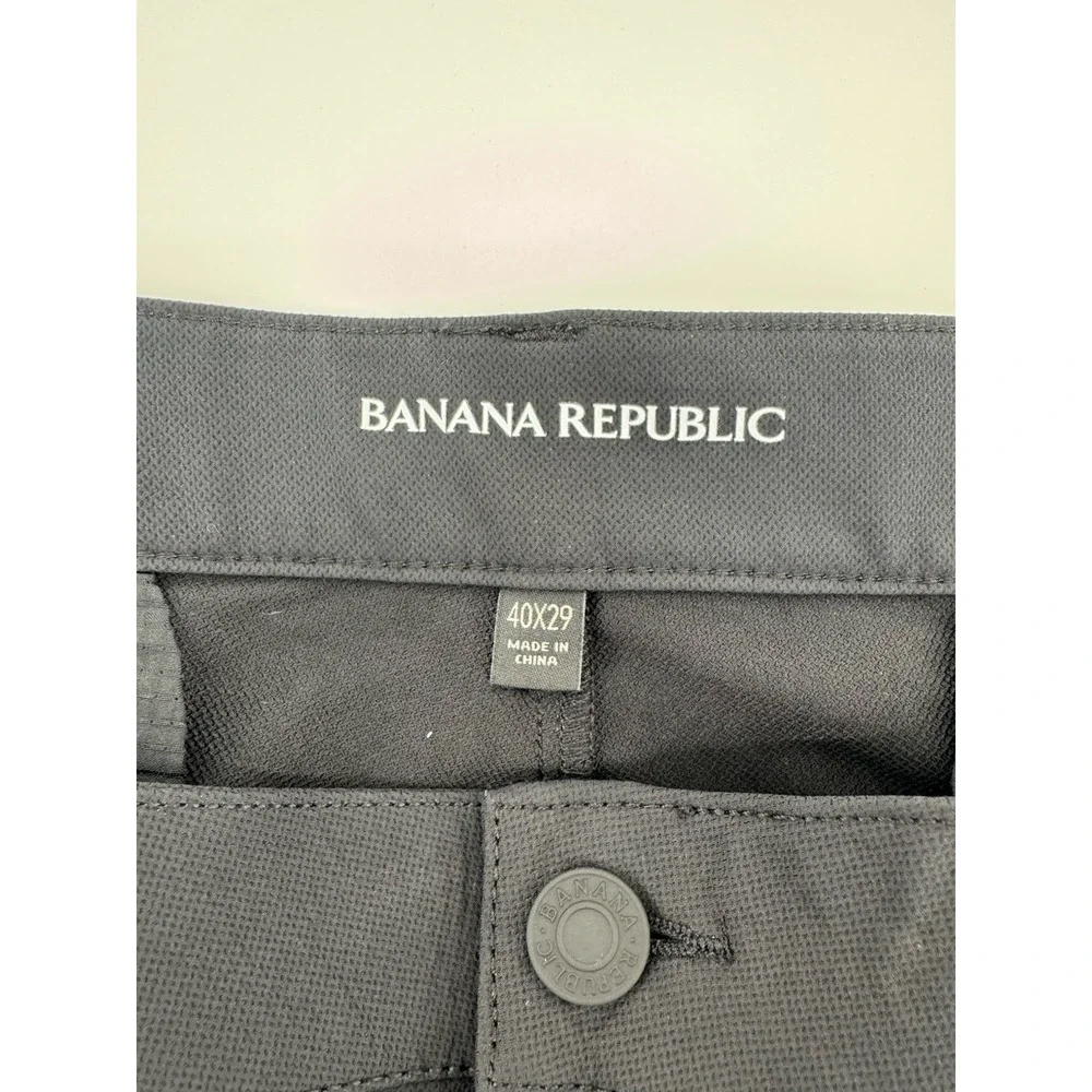 Banana Republic Pants Mens 40x29 Black Performance Stretch Golf‎ Hiking